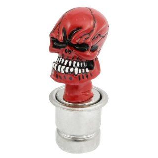 Universal Fit Red Wicked Craved Skull Car Cigarette Lighter Plug Socket Automotive