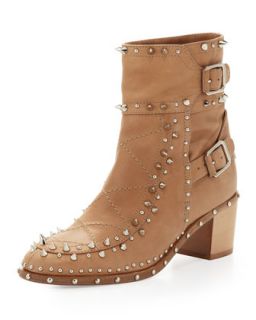 Badely Double Buckle Boot, Beige/Silver   Laurence Dacade   Beige/Silver (39.