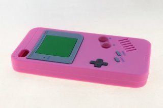 Apple iPhone 4 / 4S Skin Case Cover for Pink Gameboy Style Cell Phones & Accessories