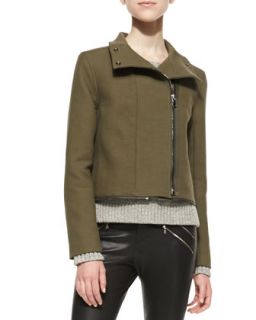 Womens Anise Knit Zip Off Coat   J Brand Ready to Wear   Alpine (X SMALL)