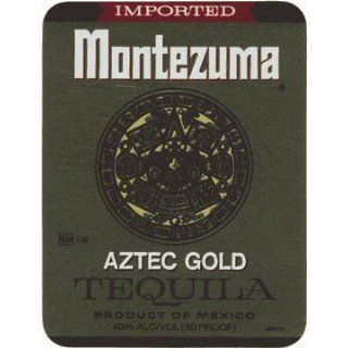 Montezuma   Aztec Gold Tequila (1L) Grocery & Gourmet Food