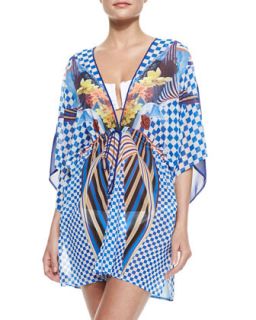 Womens Crashing Waves Printed Coverup   Clover Canyon   Multi (SMALL)