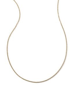 18k Yellow Gold Thin Charm Chain Necklace, 36   Ippolita   Gold (18k )