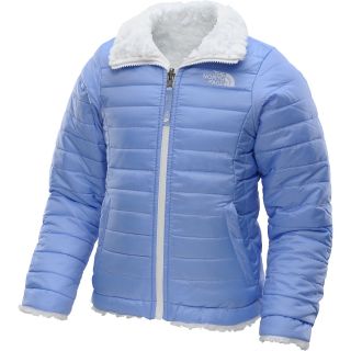 THE NORTH FACE Girls Reversible Mossbud Swirl Jacket   Size L, Dynasty Blue