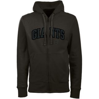Antigua San Francisco Giants Mens Signature Full Zip Hooded Sweatshirt   Size