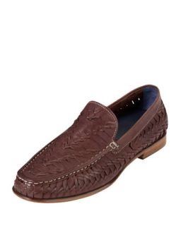 Mens Air Tremont Woven Leather Loafer, Brown   Cole Haan   Brown (10.0D)