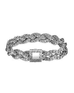 Small Braided Chain Bracelet   John Hardy   Silver