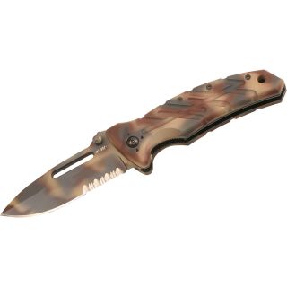 Ontario Knife Co XM 1DS Combo Edge Knife   Desert Camo (108765)
