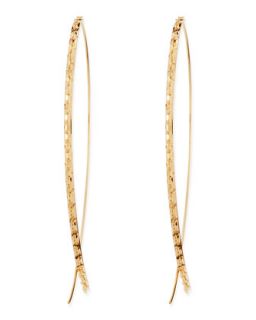 14k Large Glam Upside Down Hoop Earrings   Lana   Gold (14k ,LARGE )