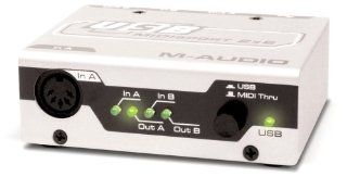 M Audio Midiman Midisport 2X2 USB MIDI Interface Electronics