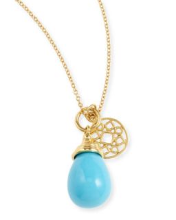 Mogul Small Turquoise Drop Pendant Necklace   Syna   Turquoise/Blue