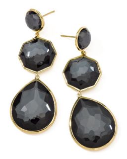 Hematite Crazy Eight Earrings   Ippolita   Gold