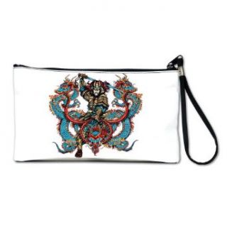 Artsmith, Inc. Clutch Bag Purse (2 Sided) Japanese Samurai with Dragons Clothing