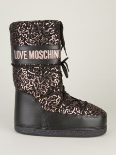 Love Moschino Sequined Moon Boot