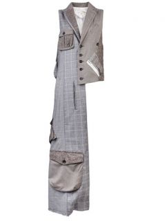 Nozomi Ishiguro Long Patched Vest