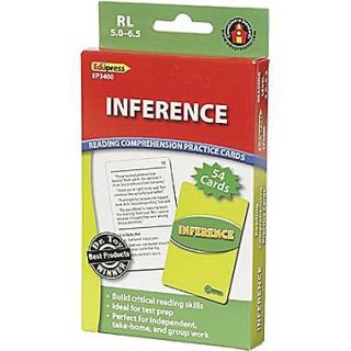 Edupress Reading Comprehension Practice Card, Inference, Reading Level 5.0   6.5