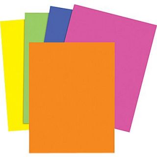 Brights 24 lb. Colored Paper, Neon Assorted