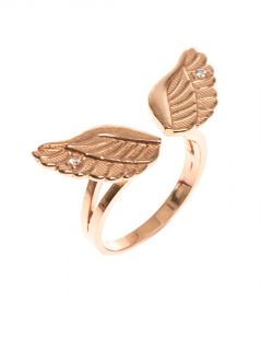 Angel Wings rose gold plated ring  Aamaya by Priyanka  MATCH