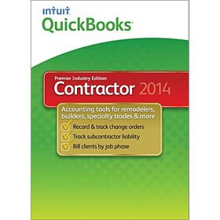 QuickBooks Premier Contractor 2014 for Windows (1 User) 