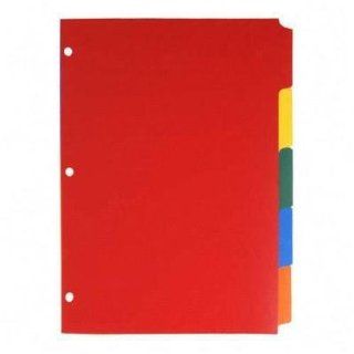 SPR01809   Sparco Non Insertable Poly Index  Binder Index Dividers 