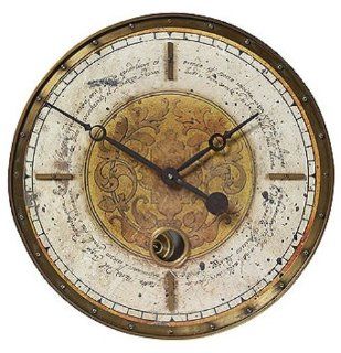 Timeworks Leonardo Collection Wall Clock, Script, Cream 18 Inch Diameter  
