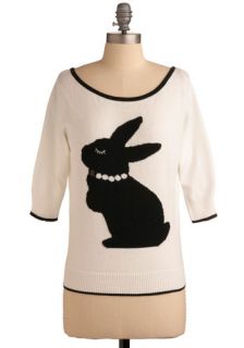 Bunny You're Mine Top  Mod Retro Vintage Sweaters