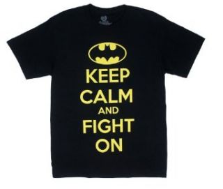 Keep Calm And Fight On   DC Comics T shirt Clothing