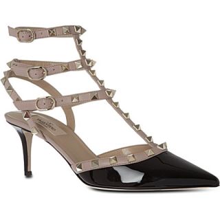 VALENTINO   So Noir 65 leather sandals