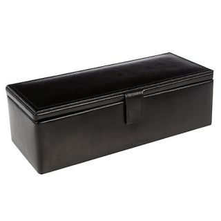 J by Jasper Conran Designer black leather watch box