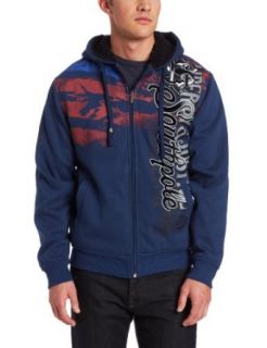 Southpole Men's Flock and Screen Print Hooded Fleece at  Mens Clothing store Fashion Hoodies