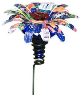 Parasol SSMBB1 4 by 4 by 24 Inch Sugar Shack Mini Blossom Flower Stake Hummingbird Feeder, Blue (Discontinued by Manufacturer)  Wild Bird Feeders  Patio, Lawn & Garden