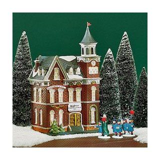 Department 56 Heritage Village Collection ; Christmas in the City Series ; Brighton School #58876   Holiday Collectible Buildings