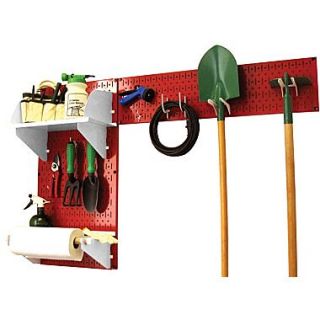 Wall Control Garden Tool Storage Organizer Pegboard Kit, Red Tool Board and White Accessories  Make More Happen at Staples®