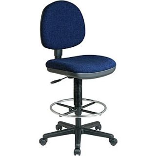 Office Star WorkSmart™ Fabric Lumbar Support Drafting Chairs