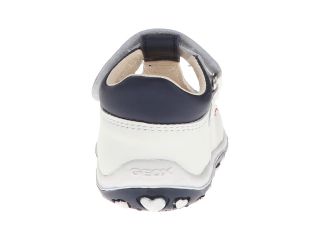 Geox Kids Baby Bubble 43 (Toddler) White/Navy