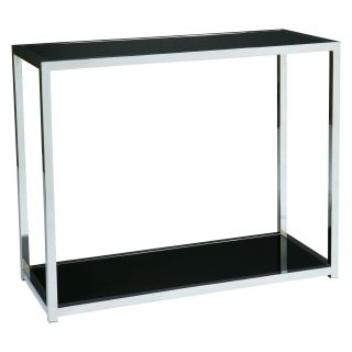 Office Star Yield Foyer Table   Chrome   Console Tables
