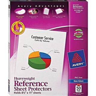 Avery Heavyweight Sheet Protectors, Non Glare, 50/Pack