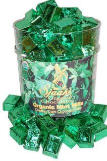 Sjaaks Organic Chocolate, Dark Chocolate Mint Mills Tub Atleast 95% Organic, 3lb [pack of 2]  Gourmet Food  Grocery & Gourmet Food