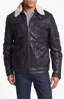 Levi's® Leather Bomber Jacket