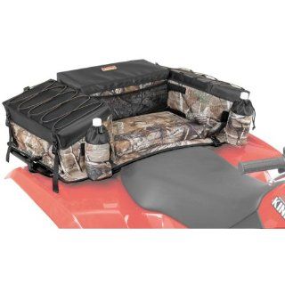 Quadboss Zipperless Pro Bottom with Cover Outdoor ATV Rack Bags   Realtree AP / 36"H x 19"W x 10"D Automotive
