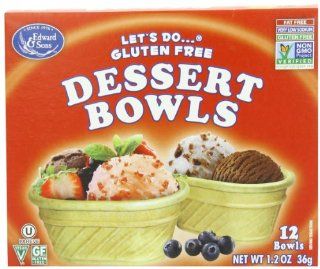 Let's Do Gluten Free Dessert Bowls, 1.2 Ounce (Pack of 8)  Ice Cream Cones  Grocery & Gourmet Food