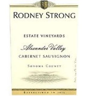 2010 Rodney Strong   Cabernet Sauvignon Alexander Valley Wine