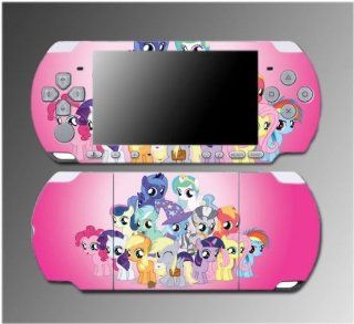 My Little Pony Friendship is Magic Cutie Mark MLP Video Game Vinyl Decal Sticker Cover Skin Protector 2 Sony PSP Slim 3000 3001 3002 3003 3004 Playstation Portable Toys & Games