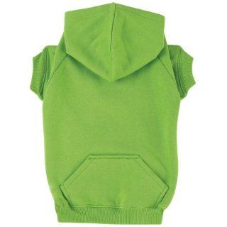 Zack & Zoey Polyester/Cotton Basic Dog Hoodie, X Large, 24 Inch, Parrot Green  Pet Hoodies 