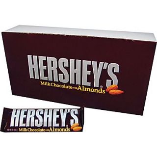 Hersheys Milk Chocolate Bar with Almonds, 36 Bars/Box  Make More Happen at