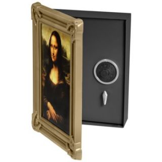 Barska Wall Mount Picture Frame Safe with Key Lock   Business and Home Safes