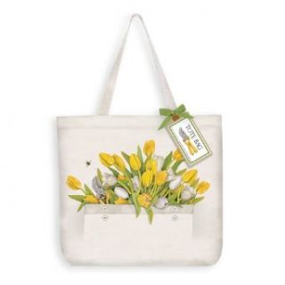 Yellow Tulips Tote Bag Clothing