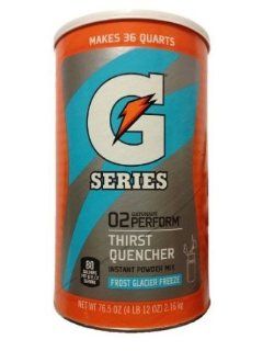 Gatorade Powdered Drink Mix   Makes 9 Gallons   Frost Glacier Freeze  Sports Drinks  Grocery & Gourmet Food