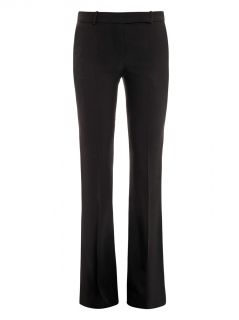 Leaf crepe bootcut trousers  Alexander McQueen  I