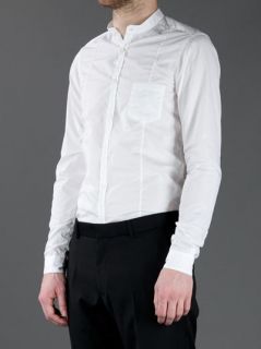 Aglini Collarless Shirt